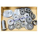 Lot of Steel Cutters & Slitting Saw Blades