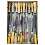 Lot of Wooden Handle Files