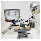 Flood Light, Work Vise, & Propane Lamp