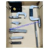 2 Outside Micrometers, Dial Indicator, Etc