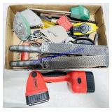 Battery Powered Work Light, Chalk Line, Etc