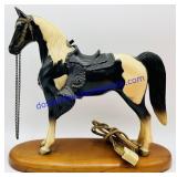 Breyer Traditional Black Pinto WH Lamp