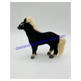 Small Flocked Model Horse