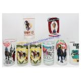 8 Kentucky Derby Collectors Glasses