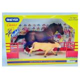 Breyer Classic Rodeo Roping Horse & Calf
