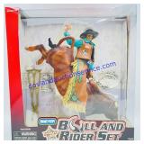 Breyer PBR Bull & Rider Set