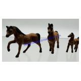 Hagen-Renaker Porcelain Model Horse Family