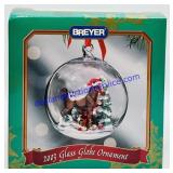Breyer Ornament Glass Globe