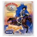 Breyer Rough Riding Calf Roping Set