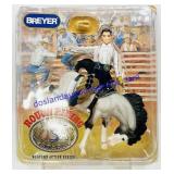 Breyer Rough Riding Bucking Horse Set
