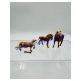 Hagen-Renaker Porcelain Model Horse Family (Broke)
