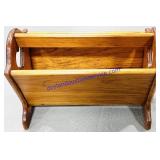 Wooden Magazine Rack (10x19x14')