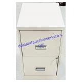 Bottom Locking 2 Drawer Metal Filing Cabinet