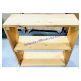 3 Tier Wooden Bookshelf (30x11x30')