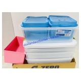 Lot of Sterilite Containers with Lids