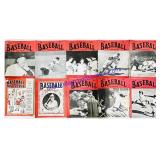 10 Antique 1930-1950s Baseball Magazines