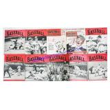 10 Antique 1930-1950s Baseball Magazines