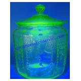 Uranium Glass Jar