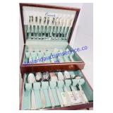 Vintage White Orchid Community Silverplate