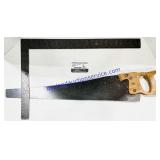Antique Hand Saw & L Square