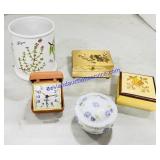 Trinket Boxes and Travel Clock