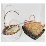 Lot of Various Baskets