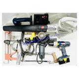 Corded Leaf Blower, Drill, 18 V Drill, Etc