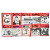 10 Antique 1930-1950s Baseball Magazines