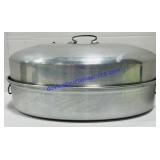 Vintage Oval Aluminum Roasting Pan