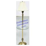 5' Working Metal & Glass Table Standing Lamp w/