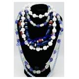 4 Beaded Necklaces