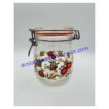 Vintage Arc France 'Spice of Life' Glass Jar