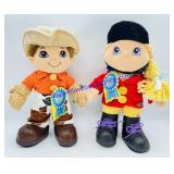(2) Breyer Plush Dress Up Dolls
