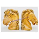 Ceramic Horse Head Bookends