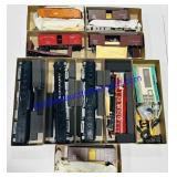 (10) In Box HO Scale Model Train Cars