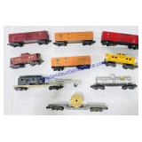 (9) S Scale Model Train Cars