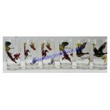 1950s Federal Glass Game Bird highball / tall