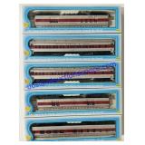 (5) In Box HO Scale Model Train Cars