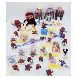 Lot of California Raisins Plush Toys and Plastic