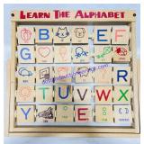 Wooden Foldable Learn the Alphabet Toy