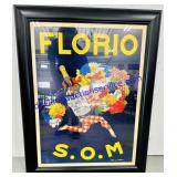 29inx37in Florio S.O.M Framed Poster
