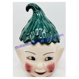 Elf Ceramic Cookie Jar