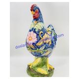 Ceramic Rooster Figurine