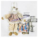 Porcelain Doll, Meat Grinder, & Uncle Sam Nesting