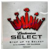 18inx18in Metal Budweiser Select Sign