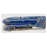 Steel Royal Blue O Scale Model Train Engine