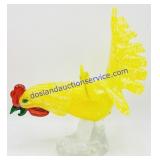Murano Hand Blown Art Glass Rooster Figure