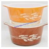 Pyrex Autumn Harvest Casserole Dishes (1 Lid)
