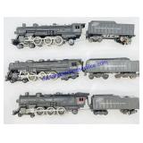 (3) AC Gilbert S Scale Model Train Engines