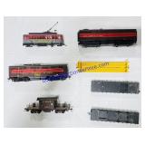 (7) HO Scale Model Train Cars
